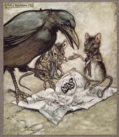 Ungeheuerlich, rief Solomon wütend (aus Peter Pan in Kensington Gardens von J. M. Barrie) von Arthur Rackham